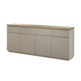 MCA Furniture Sideboard , grau ¦ Maße (cm): B: 200 H: 86 T: 40