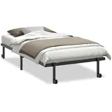 vidaXL Bettgestell 100 x 200 cm Schwarz