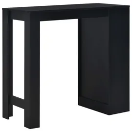 vidaXL Bartisch 110 x 50 x 103 cm Schwarz