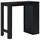 vidaXL Bartisch 110 x 50 x 103 cm Schwarz