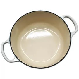 Le Creuset Signature Bräter 20 cm rund meringue