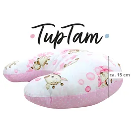TupTam Stillkissen Klein Giraffe Rosa