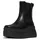 original brands FITFLOP FitFlop F-Mode Stack Leather Chelsea Boots SCHWARZ 42