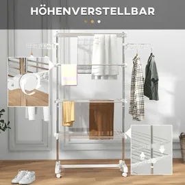 Homcom Turmwäscheständer auf 4 Ebenen