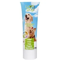 Lovi Dog Snack Cremepastete Leber - Hundepastete in der Tube, mit Leber und Vitaminen 90g