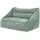 I.C.O.N. Icon Sitzsack Sofa, Salbeigrün, Flauschiger Chenille Stoff, 2 Sitzer Sofa für Erwachsene, Riesensitzsack mit Füllung, Bequemer Sessel, Lounge, Wohnzimmer, Deko Wohnzimmer