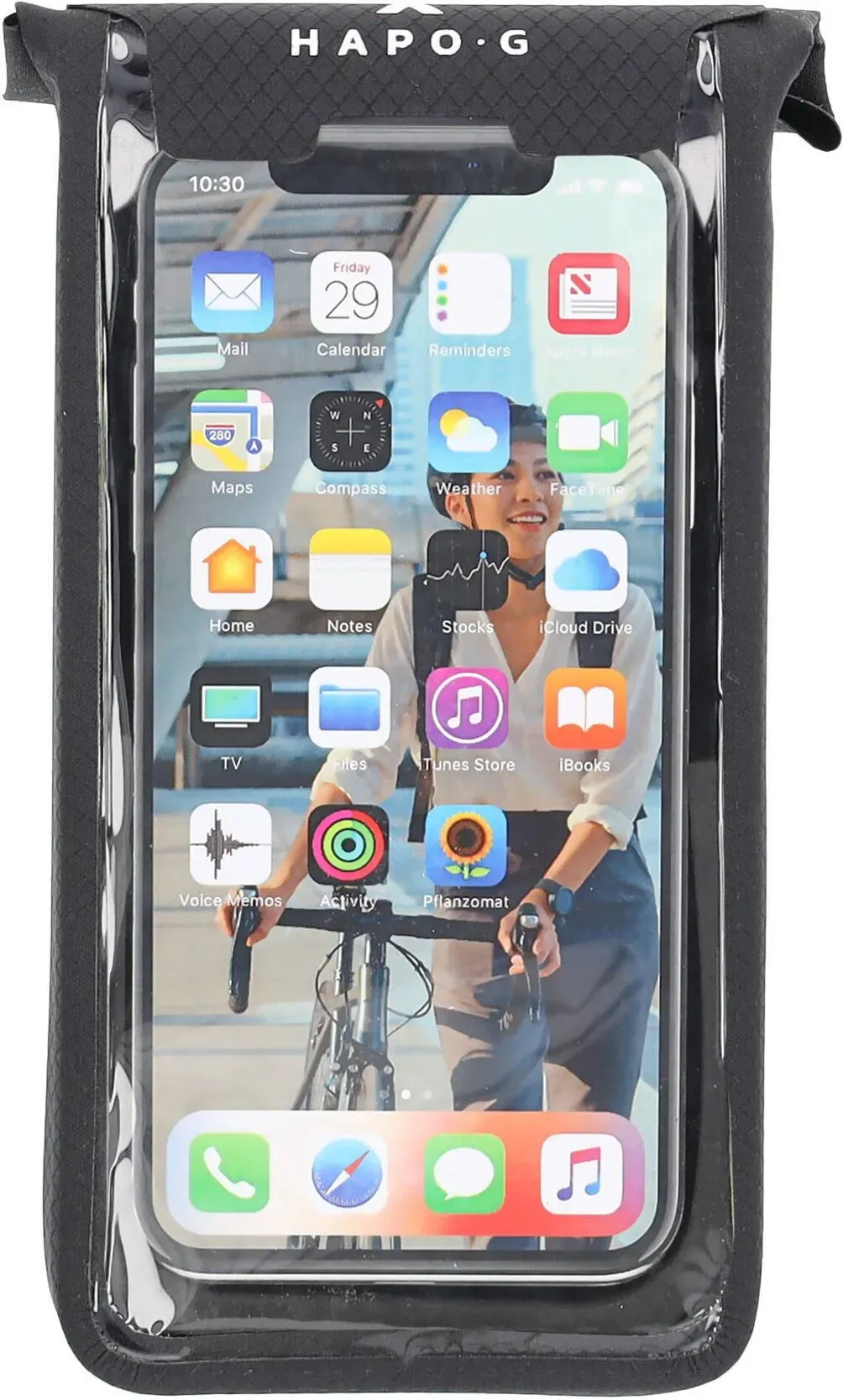 Smartphone-Tasche 100% WASSERDICHT Mehrzweckhalterung schwarz No Size