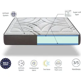 xaluca Matratze 120x200 Airsystem Privilege, Hohe 30 Cm, Hr-schaum, mittlere Festigkeit