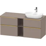 Duravit D-Neo Konsolenwaschtischunterbau wandhängend Basalt Matt 1400x550x664 mm à DE4970R34430000, DE4970R34430000