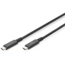 Digitus USB-C 1 m Schwarz