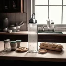 Intirilife Ölspender Set 2-teilig Glas 450 ml Transparent