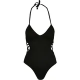 URBAN CLASSICS Ladies Rib Swimsuit - Schwarz - XL