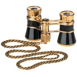 Glamour 3x25 schwarz-gold Opernglas