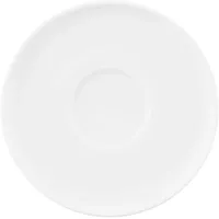 SELTMANN WEIDEN "Sento Home", weiß, unifarben, H:2cm Ø:16,2cm, Porzellan, Speiseteller, Kombi-Untertasse für Kaffee-, Milchkaffee- & Cappuccinotasse, Becher