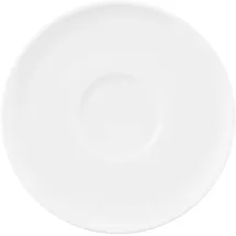 SELTMANN WEIDEN "Sento Home", weiß, unifarben, H:2cm Ø:16,2cm, Porzellan, Speiseteller, Kombi-Untertasse für Kaffee-, Milchkaffee- & Cappuccinotasse, Becher