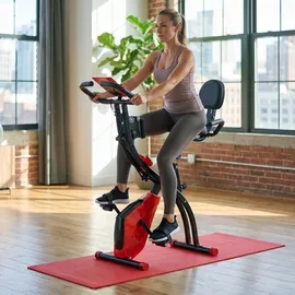 Homcom Heimtrainer mit LCD Display rot