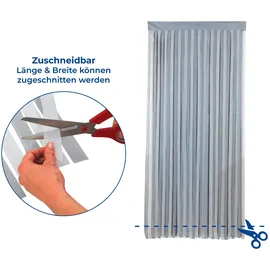 Maximex Türvorhang Insektenschutz 90 x 200 cm Grau/Weiß