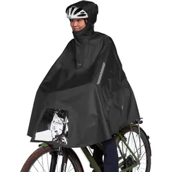 Fahrrad-Regenponcho Bike Poncho black L