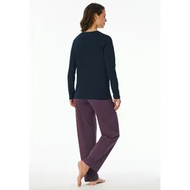 SCHIESSER Schlafanzug blau 42