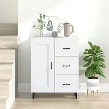 vidaXL Sideboard Weiß 69,5x34x90 cm Holzwerkstoff