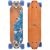 JUCKER HAWAII Skateboard KAPUA | City Cruiser | Mini Cruiser aus Holz | Skateboard Kinder und Erwachsene | Mini Longboard | WOODYBOARD | Komplettboard