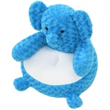 vidaXL Elefant Kuscheltier Plüsch Blau