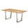 Niehoff Noah Tisch Edelstahl Trapezkufe/Teak Natur