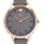 Tom Tailor 2100732 36 mm Kunstledergehäuse Roségold Sportarmband Grau