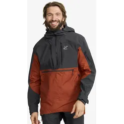 Outdoor Anorak Herren Rusty Orange, Größe:S - Outdoorjacke, Regenjacke & Softshelljacke - Orange