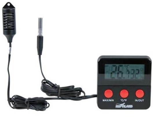 Digital Thermo/Hygrometer with Remote Sensor 6 × 6 cm