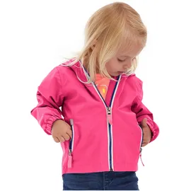 KILLTEC first instinct by killtec Unisex Baby Fios 10 Mns Jckt Funktionsjacke Regenjacke Mit Kapuze, Fuchsia, 122-128 EU