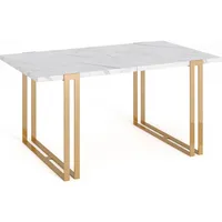 WFL GROUP Esstisch Ecru, Holzwerkstoff, Rechteckig, 120x76x80 cm Esszimmer,