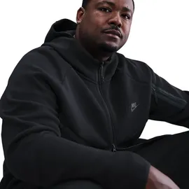 Nike Tech Fleece Windrunner Kapuzenjacke Herren Schwarz XL