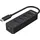 UNITEK Hub Usb-C 4Xusb-A (3.1 Gen 1) Typ-C 5000 Mbps Schwarz
