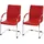 chefgastro Esszimmerstuhl Sammy Kunststoff Rot 2er Set