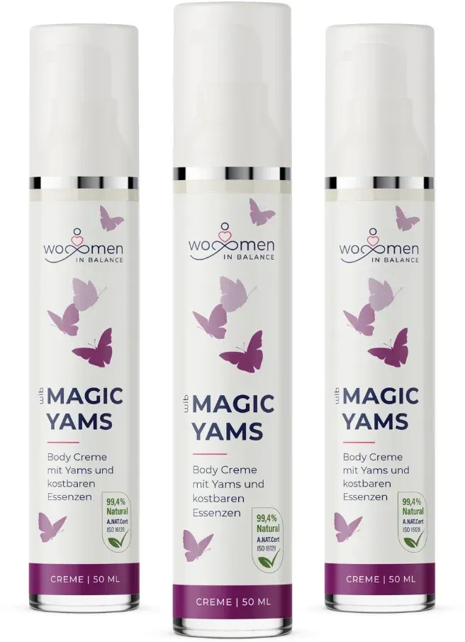 Magic Yams Creme (alchemistisch) (3 x 50 ml) - Wo-Men in Balance