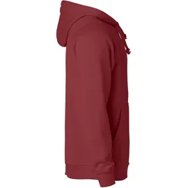 New Wave Basic Hoodie Rot S