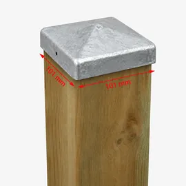 Trutzholm Pfostenkappe 10 x 10 cm Verzinkt