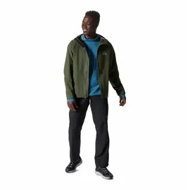 Mountain Hardwear Ozonic Stretch Regenhose Schwarz L