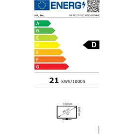 HP M32f FHD 32" 2H5M7E9