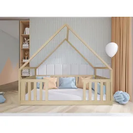 Mirjan24 Kinderbett Bee 80 x 180 cm Kiefer beige