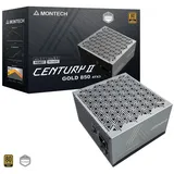 Montech Century II 850 (null Watt) (850 W), PC Netzteil Silber
