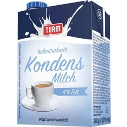 TURM 130641 Kondensmilch 4% Fett, teilentrahmt, eingedickt 4027300330008 TURM