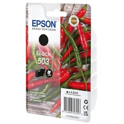 Epson 503 Original Druckerpatrone Schwarz C13T09Q14010 Chilischoten-Tinte