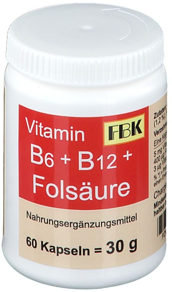 Vitamin B6 + B12 + Folsäure