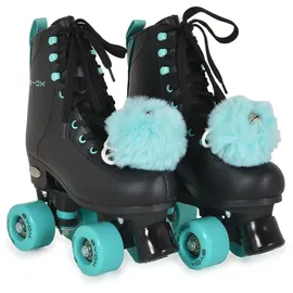 Byox Rollschuhe Escape schwarz (40), Schwarz, Türkis