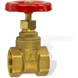 T-max Stabilo Sanitär - Messing Absperrschieber 1 Zoll DN25 Muffenschieber Heizungsschieber