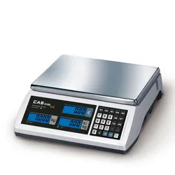 CAS ERP, Laden-Waage preisrechnend, GEEICHT, Wägebereich max. 6 kg, Ablesbarkeit 1g