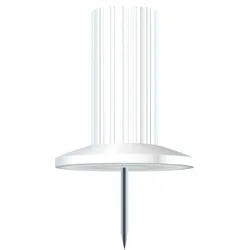 Exacompta 14900E 100x Blisterbox mit 25 Stück Pinnwandnadeln Papic, Ø10mm, Spitze 7mm - Weiß