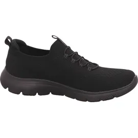 SKECHERS Summits Top Player Damen Sneaker Black Mesh Trim, 41